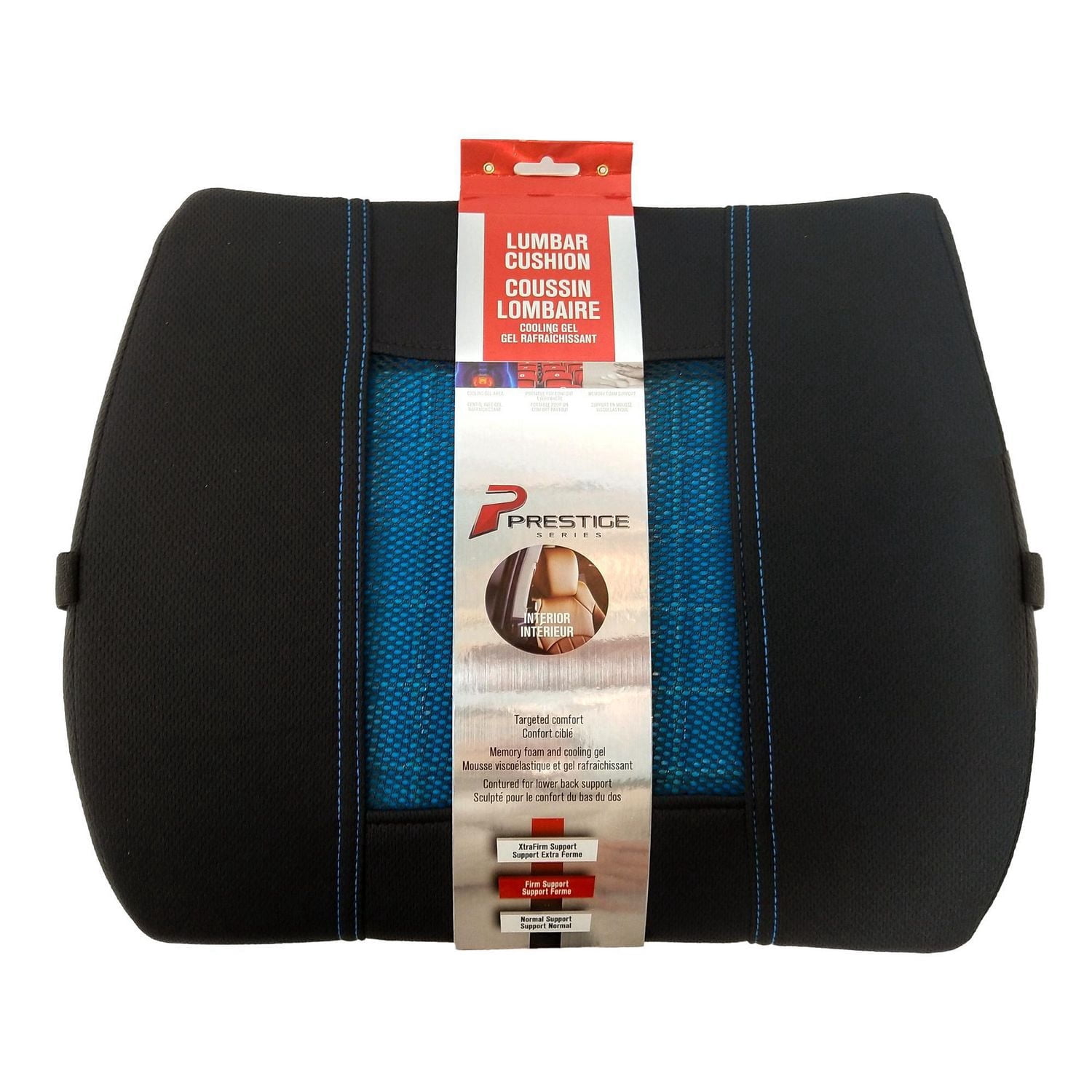 Prestige Series Cooling Gel Lumbar Cushion, 14 inch