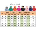 thumbnail image 3 of SYNPOS Manteau d'Hiver Épais à Capuche pour Petit Garçon Fille 4-5T, 3 of 12
