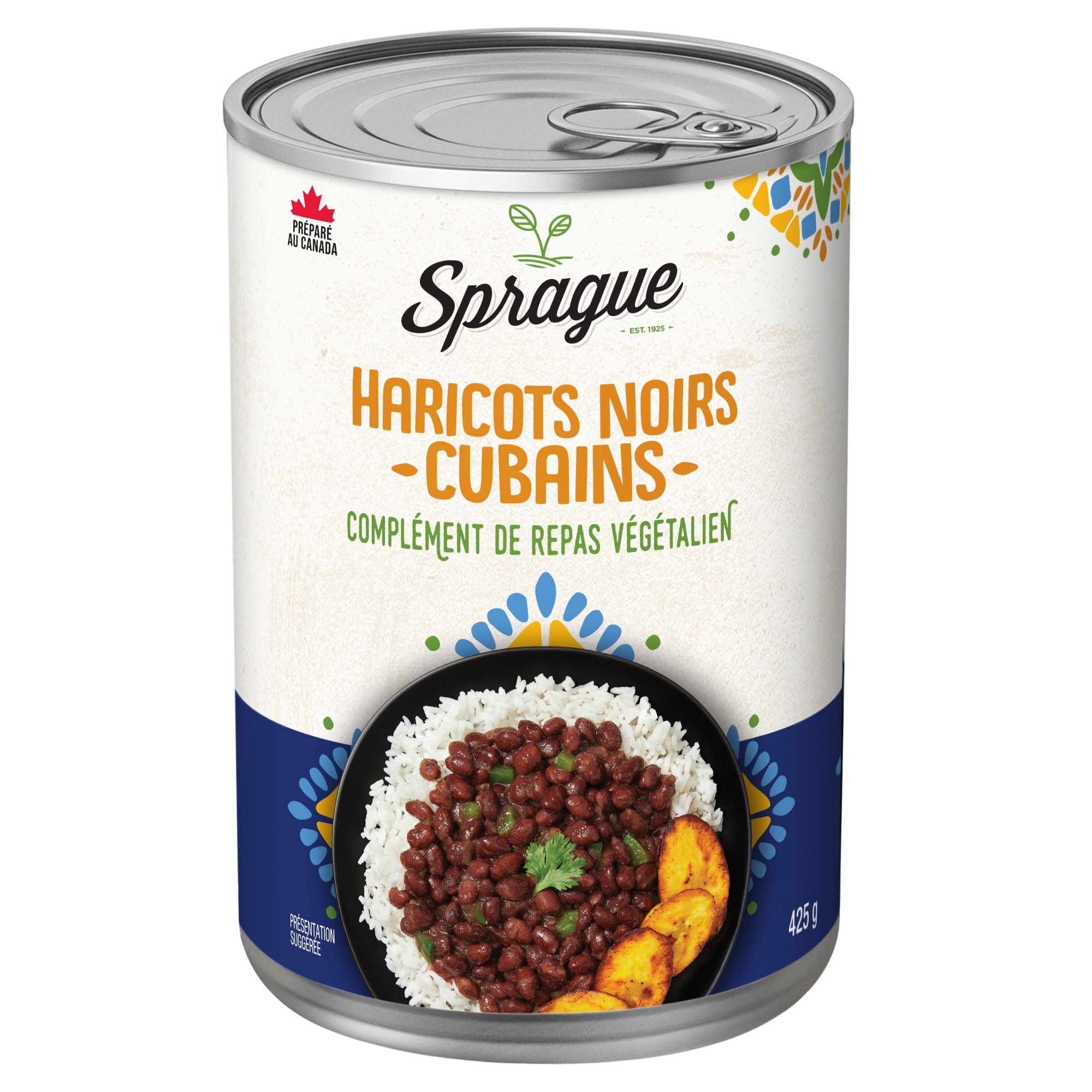 Sprague haricots noirs cubains 398 ml