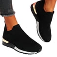 thumbnail image 2 of Babysbule Chaussures de Sport pour Femmes Décontractées Tissu Extensible pour Femmes Grande Taille Chaussures de Sport d'Été Confortables Décontractées pour Femmes, 2 of 5