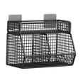 thumbnail image 4 of simhoa Fruit Storage Basket Wall Mount Onion Storage Wire Basket for Kitchen Pantry 2 Grids, 4 of 7