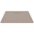 thumbnail image 2 of vidaXL Plateau de Base de Douche SMC Brun 100x80 cm, 2 of 5