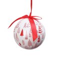 thumbnail image 2 of Suncoda Holiday Ball, Holiday Ball Ornament Tree Ornament, 2.8 Inch Multi-Style Holiday Light Bulb Ornament Holiday Tree Ornament Tree Dress Family Party Holiday Ornament, 2 of 5
