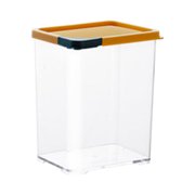 Rbaofujie Grain Rice Storage Bin Food Containers Set Leak Proof Locking Lid, Large Storage Boxes Plastic Cereal Pet Food