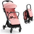 thumbnail image 1 of INFANS Lightweight Baby Stroller, One-Hand Gravity Fold, Compact Travel Stroller for Airplane with Aluminium Frame, Adjustable Backrest and Canopy, Foldable Infant Toddler Stroller, 1 of 9