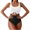 🔥 White, variant on Sentmoon Women's One-Piece Swimsuits Tummy Control Sporty High Cut Swimsuit for Women Solid Color Sleeveless Eyelet Slim Women's Swimsuits Beach Items