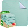 thumbnail image 2 of GREEN LIFESTYLEÂ® Alèses Lavables - Alèses Réutilisables à Forte Absorption pour l'Énurésie et l'Incontinence pour Enfants, Adultes, Aînés et Animaux de Compagnie - Protège-Matelas pour Tout-Petits pour Lit, Sofa, Plancher (Lot de 4 - 34x36), 2 of 4