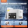thumbnail image 2 of VEVOR 15L Ultrasonic Cleaner with Heater Timer & Basket Digital Sonic Machine, 2 of 9