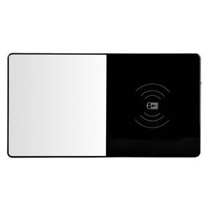 Wireless Charger 8mm/0.31inch Wireless Heating Mug Cup Warmer Portable Mirror Charger Pad for Office Home Coffee Tea Milk Phone