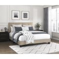 thumbnail image 2 of Lexicon Newberry Velvet Full Platform Bed in Light brown, 2 of 9