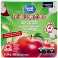 thumbnail image 1 of Great Value Fruit Launchers Collation aux Pommes Non Sucrée, 1 of 4