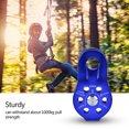 thumbnail image 3 of Aluminium Alloy Climbing Pulley Block, Heavy Duty, With 1000kg Pull Strength, Suitable for 8-12mm Rope, for Climbing, Hauling, Transporting, 3 of 7
