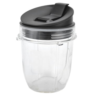 Portable 12OZ Replacement Cup Blender Cup Container with Lid Fit for NUTRI NINJA Juicer
