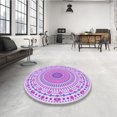 thumbnail image 4 of Ahgly Company Tapis Rectangulaire Lavable en Machine Intérieur Transitionnel Fleur Rose, 3 Pieds x 5 Pieds, 4 of 7