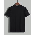 thumbnail image 4 of MBDMBD T-Shirt Décontracté à Col Rond pour Homme avec Imprimé de Sécurité Audacieux, Polyester, T-Shirt à Manches Courtes Confortable et Polyvalent pour l'Été, T-Shirt de Tous les Jours à Épaules Sécurisées, Texture Lisse, Chandail, 4 of 5