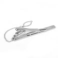 thumbnail image 1 of 1pc Men Metal Silver Tone Simple Necktie Tie Bar Clasp Clip Clamp Pin, 1 of 6