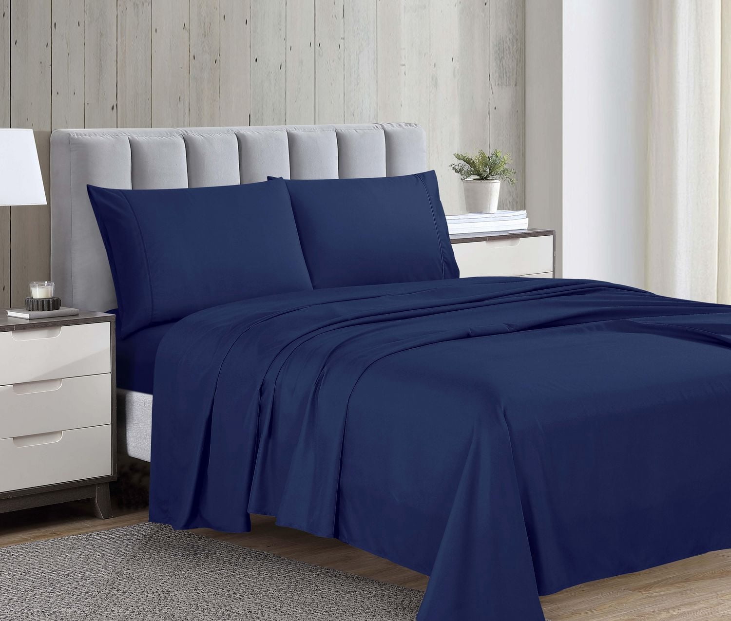 1800 Série Ensemble de draps en microfibres