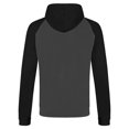 thumbnail image 2 of Awdis Just Hoods Adults  Two Tone Hooded Baseball Sweatshirt/Hoodie, 2 of 2