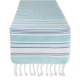 thumbnail image 1 of Design Imports 753666 14 x 72 in. Tidal Stripe Fouta Table Runner, 1 of 4