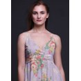 thumbnail image 2 of Bimba Robe Longue Maxi à Bretelles Spaghetti Ajustables à Imprimé Floral, Tenue de Plage d'Été - Très Petit, 2 of 6