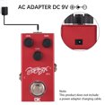 thumbnail image 3 of DK Classic Distortion Pedal Electric Guitar Effects Pedal True Bypass Metal Shell DC 9V 6.35mm Input/Output Interface Mini Guitar Distortion Effector, 3 of 9
