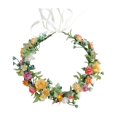 thumbnail image 2 of Fleur Tête Couronne Cheveux Guirlande Bande de Cheveux Réglable Bandeau de Fleur pour Fête de Mariage, 2 of 8