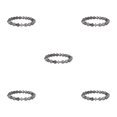 thumbnail image 3 of Redempat Fashionable And Comfortable To Wear Unisex Beaded Bracelets For Everyday Chic stripe 5Set, 3 of 6