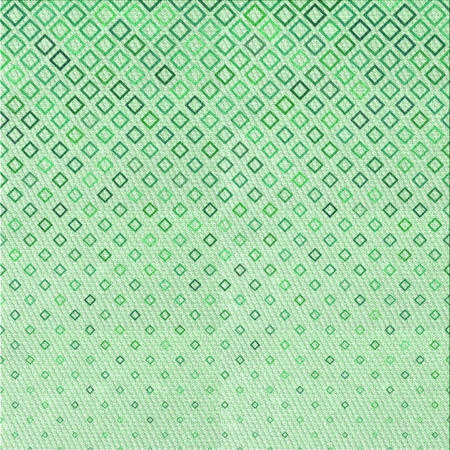 Ahgly Company Tapis d'Intérieur Lavable en Machine Carré Vert Menthe, 6 Pieds Carré