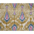 thumbnail image 4 of Tissu Lycra Polyester Pomme Grand Motif Imprimé Ikat Tissu BTY 56 Pouces de Large, 4 of 4