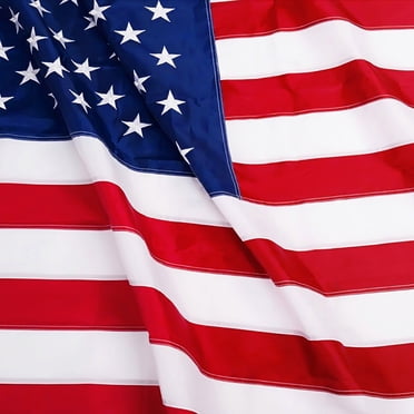 ANLEY EverStrong Series American Flag 6x10 Foot Heavy Duty - Embroidered Stars and Sewn Stripes - 4 Rows of Lock Stitching - US National Banner Flags with Brass Grommets 6 X 10 Ft