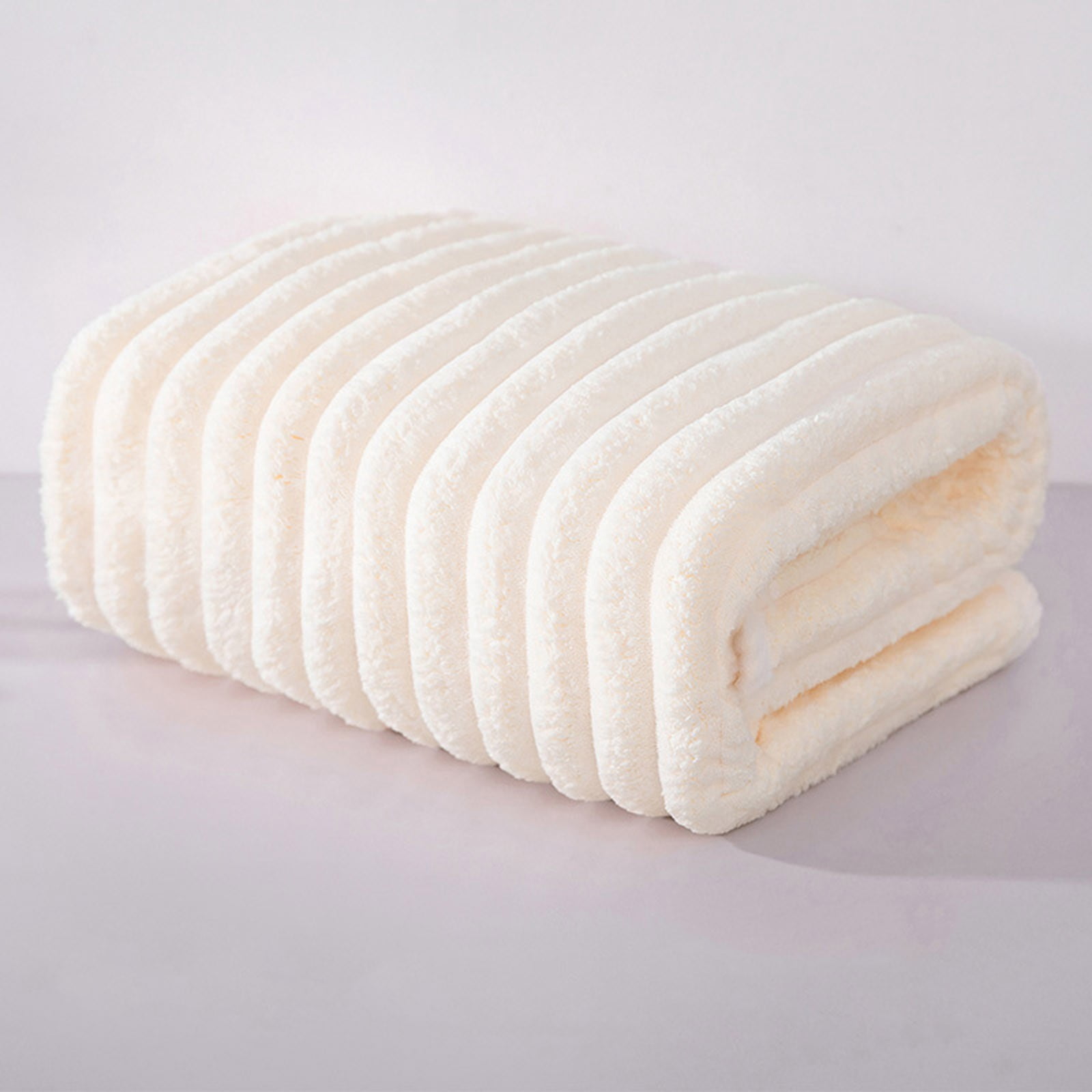 Fiudx New Velvet Towel Bath Towel Set with Thickened Absorbent Beach Towel