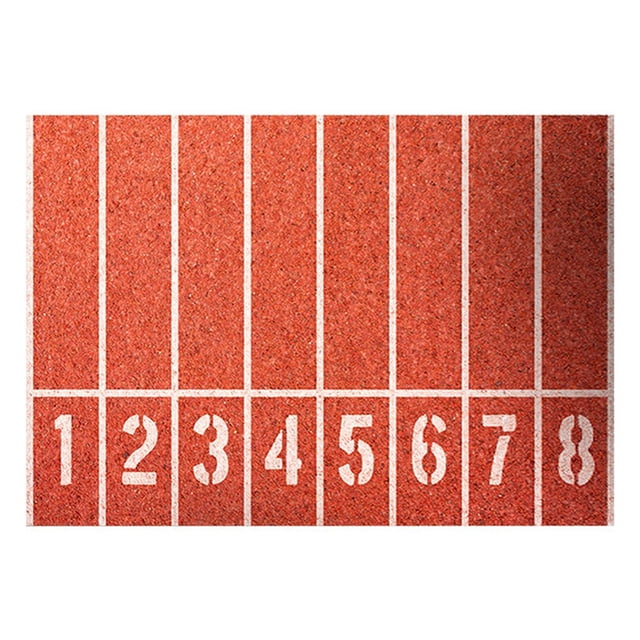 Football Carpet Interesting Sports Scene Design Anti-slip Printing Machine Washable Noise Reduction Playing Football Rectangle Artificial Turf Soccer Field Thickened Rug for Living Room