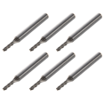 thumbnail image 1 of 6pcs 3mm×6mm×12mm×60mm 4 HSS AL End Mill Milling Cutter Tool, 1 of 3