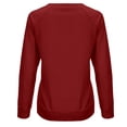 thumbnail image 5 of SNKSDGM Chandail à Col Rond pour Femmes Chandails Courts pour Femmes Femmes Quotidien Maison Extérieur Entraînement Manches Longues T-Shirt Col Rond Haut Chandail Imprimé Blouse de Rue Mode Urbaine L, 5 of 5