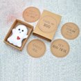 thumbnail image 4 of C Mini Cute Ghost Plush Keychain Doll With Note Card Diy Craft Halloween Gift Surprise, 4 of 4