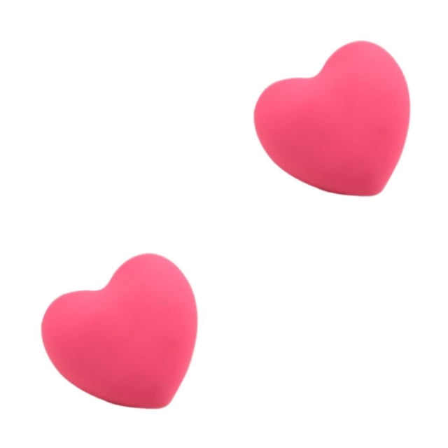 mmirethe 10pack/lot Home Decoration With Heart Shaped Drawer Knobs Easy To Install pink 2Set