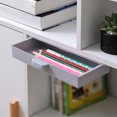 thumbnail image 1 of Under Desk Storage Drawer Organizer for Stationery Pens Rulers Compasses Paper and Accessories with Hidden Design, 1 of 3