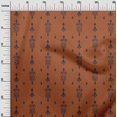 thumbnail image 2 of oneOone Organic Cotton Voile Fabric Arrow & Paisley Ikat Decor Fabric Printed BTY 42 Inch Wide, 2 of 4