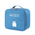 thumbnail image 1 of maytalsory Emergency Organizer Zipper Waterproof Household Empty Storage Bag Classification Dust-proof Students Pill Case for School Blue Large, 1 of 8