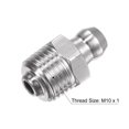 thumbnail image 3 of Unique Bargains 304 Stainless Steel Straight Hydraulic Grease Fitting M10 x 1mm Thread 30 Pack, 3 of 5