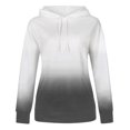 thumbnail image 4 of Penkiiy Sweat à Capuche pour Femmes Mode Décontractée Patchwork Noir Y2K Vêtements, 4 of 4