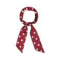 thumbnail image 3 of INSPIRE CHIC Foulard Mince et Soyeux à Pois, Tour de Cou Long et Étroit, Foulard de Sac, Poignée, Accessoire, Rouge G, 3 of 6