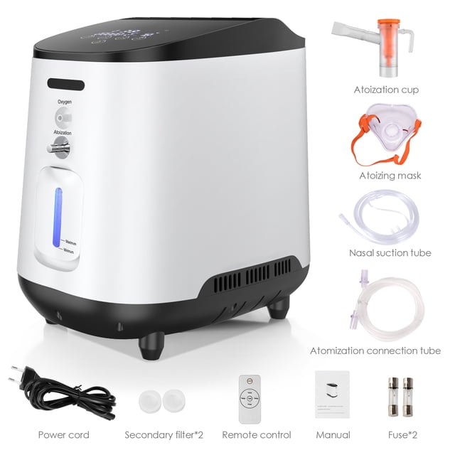 Air Purifier with filters 1-7 adjustable Flow Machine Clean 02 White Generator