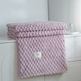 thumbnail image 4 of Cooling Flannel Blanket for Napping and Lounging - Lightweight Polyester Throw for Summer Comfort in Multiple Colors, 4 of 8