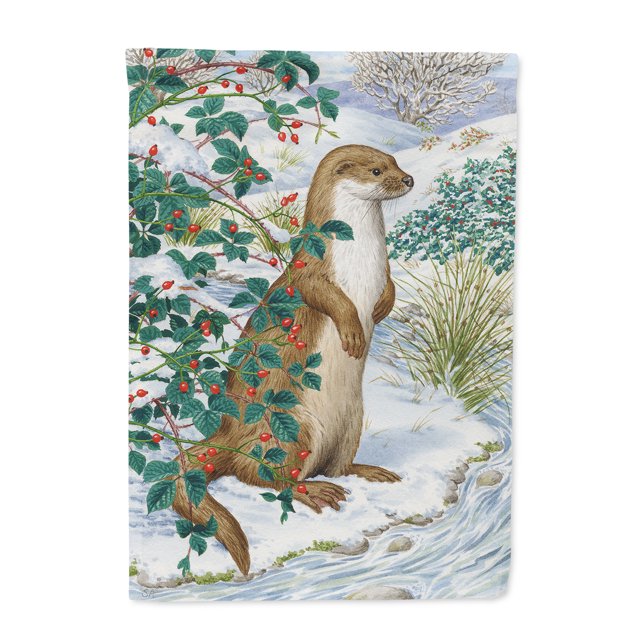 Carolines Treasures ASA2047GF Otter Flag Garden Size