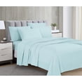 thumbnail image 1 of Swift Home Luxury 6-Piece Sheet Set with Extra Pillow Case, Queen, Aqua, 1 of 3