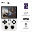 thumbnail image 1 of XU10 Handheld Game Console 3.5" IPS Screen 3000mAh Battery Linux System Miyoo RG35XX Portable Video Game Console WHITE 128G(11780 Games), 1 of 6
