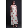 thumbnail image 2 of Bimba Robe Longue Maxi Bohème à Bretelles Sans Manches Imprimée Florale pour Femme - Petit, 2 of 6