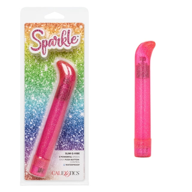 CalExotics Vibromasseur G-Spot G-Vibe Mince Scintillant, Rose