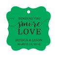 thumbnail image 1 of Darling Souvenir Personnalisé Suspendre Tags Vous Envoyant Plus d'Amour Faveur Cadeau Tags Personnalisé Fantaisie Bonbonniere Étiquette-Vert-100 Tags, 1 of 1
